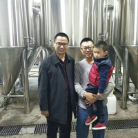 Cuve de Fermentation Automatique pour Bière Artisanale 1000L 1500L 2000L 3000L en SUS304 avec Pompe et Réservoir sous Pression