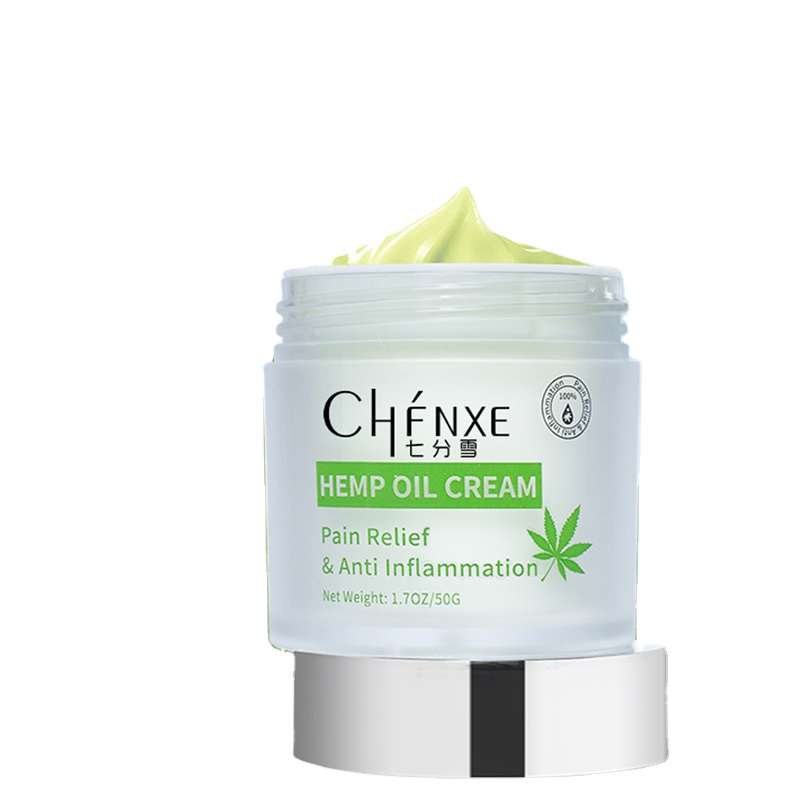 Фирменная торговая марка OEM, лидер продаж, натуральный травяной экстракт, органический отбеливающий антивоспалительный крем из семян конопляного масла для облегчения боли