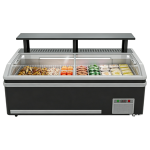 Congelador Comercial Combinado Tipo Isla, Gran Capacidad, Sin Escarcha, <span class=keywords><strong>Horizontal</strong></span>, para Exhibición en Supermercados - Product Image 2