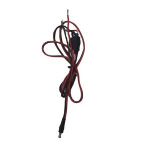 สายเคเบิลหัวเสียบ DC5521/DC5525 ตัวผู้ แบบปลายเปิด พร้อมปลอกหุ้มทองแดงปัดเงา  พร้อมที่ใส่ฟิวส์ สีแดงดำ สายเคเบิลหัวเสียบ DC5521 ตัวผู้ แบบปลายเปิด - Product Image 5