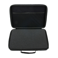 Yuan Yuan Vente en gros Emballage pour appareil photo noir, boîte en mousse PU légère rectangulaire, insert 31x20x2.5cm