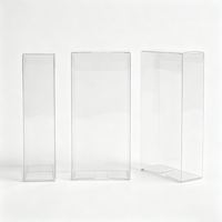 Boîte en plastique transparente de qualité alimentaire, imprimée avec un motif personnalisé, multi-tailles, pour le stockage et l'emballage de biscuits et de friandises pour chiens