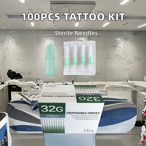 <span class=keywords><strong>Agujas</strong></span> de Acero Inoxidable para Tatuaje de Cejas y Párpados, 100 Piezas, 4/6/8/13 mm, 1.5 mm, 2.5 mm, <span class=keywords><strong>30G</strong></span>-34G, Indoloras, Esterilizadas, Herramientas para Arte Corporal - Product Image 2