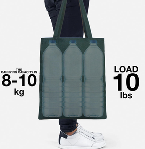 Bolsa de tela de algodón impresa personalizada, bolsa reutilizable para alimentos, bolsa de compras - Product Image 2