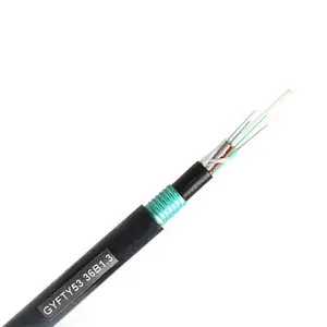 GYFTY53 single-mode 9/125 cable 4core sheath fiber optical cable outdoor G652D 9mm PE cable