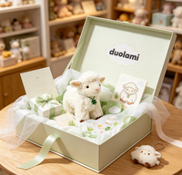 Peluche personnalisée, jouet en peluche doux, poupée en forme de mouton blanc pour cadeau promotionnel, peluche personnalisée