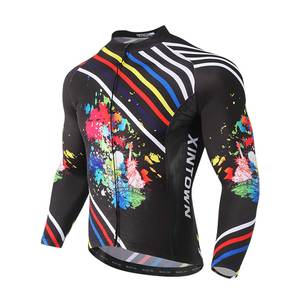 Maglie da <span class=keywords><strong>Ciclismo</strong></span> Personalizzabili OEM per Uomo, Traspiranti, Taglie Grandi, 100% Poliestere, <span class=keywords><strong>Manica</strong></span> <span class=keywords><strong>Lunga</strong></span> - Product Image 4