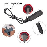 NAOMI Mini transducteur acoustique Pickup-Piezo Contact Microphone Soundboard Set W/ 1/4 "Female Jack, pour violon ukulélé