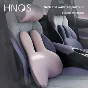 <span class=keywords><strong>Hnos</strong></span> Sinos, almohada Lumbar moderna para coche, soporte para la cintura, Lumbar cojín para el cuello, reposacabezas tejido y almohadilla para el asiento, funda de almohada de cojín para coche - Product Image 2
