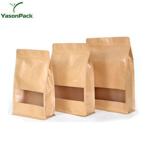Coût de Production <span class=keywords><strong>Mini</strong></span> Pain <span class=keywords><strong>Sac</strong></span> En Papier <span class=keywords><strong>Kraft</strong></span> Brun Avec Fenêtre Et Fermeture À Glissière En Plastique Doublure - Product Image 3