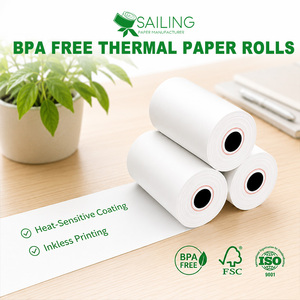Sailing Till 80X80Mm 50X50 25×50 32X50 75*50 Pos Thermal <b>Paper</b> <b>Rolls</b> 50X30 For Printing Work - Product Image 2