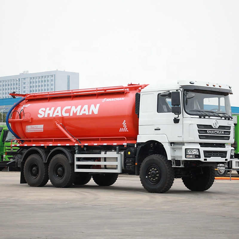 Быстрая рабочая скорость, прямые продажи с завода SHACMAN, вакуумный всасывающий грузовик, настраиваемый грузовик для фекальных экскрементов
