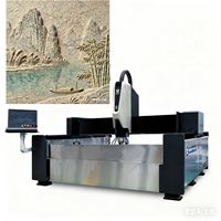 Machine de gravure sur pierre à structure robuste en acier pour le granit