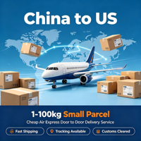 Expédition de fret aérien de la Chine vers les États-Unis, Amazon FBA, porte à porte, DDP, dédouanement inclus