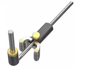 L-HT140 2合1划线器弧形平行线可调0-120毫米手持式多功能拉线夹具木工工具