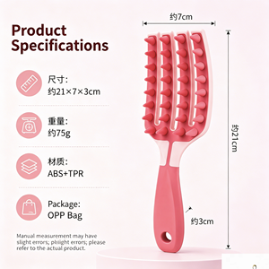 Private Label Long Handle Silicone Shampoo <b>Brush</b> for Wash Hair Detangling Shampoo Massage Hair Scalp Comb <b>Brush</b> - Product Image 6