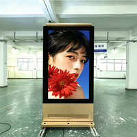 Pantalla Digital Exterior Personalizada de Doble Cara, Android 4K, Súper Brillante, Legible Bajo la Luz Solar, Resistente al Agua, con Soporte de Pie