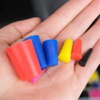 Kit de bouchons coniques en silicone Anken, colorés, électroplaqués, pour couvrir les trous, ensembles de bouchons de protection en caoutchouc, emballage en boîte
