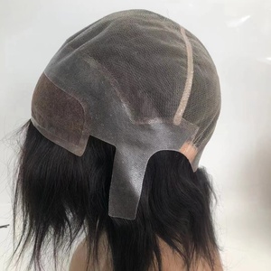 Peluca <span class=keywords><strong>de</strong></span> <span class=keywords><strong>Cabello</strong></span> Completo Emeda <span class=keywords><strong>para</strong></span> Hombre, con Nudos Decolorados, Sistema <span class=keywords><strong>de</strong></span> Reemplazo <span class=keywords><strong>de</strong></span> <span class=keywords><strong>Cabello</strong></span> con Frente <span class=keywords><strong>de</strong></span> Encaje - Product Image 1