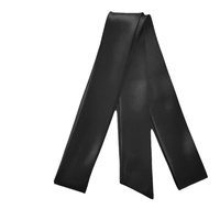 Écharpe fine en satin de couleur unie tendance pour femme, foulard élégant en satin, ruban de mode pour la décoration quotidienne