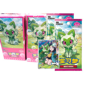 YQ Pokemoned Pocket Proxy Card Booster Box case PTCG Pokemoned Gem Pack Vol 1 Trading Card Vol.4 Base Set De Tarjetas Board Game - Product Image 1