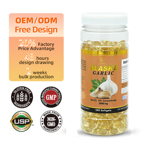 OEM DUOZI Gélules blanchissantes à l'huile d'extrait d'ail populaire 500 gélules pour adultes Soins de la peau Complément à base de plantes amélioré - Product Image 1