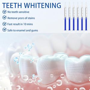 6 recharges de gel blanchissant pour les dents, seringues de gel blanchissant pour les dents de 3 ml pour les dents sensibles, pour un sourire plus éclatant et sans taches - Product Image 3