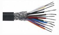 Câble d'instrumentation blindé en PVC à âme en cuivre basse tension, isolé en PE, avec gaine tressée, pour contrôle informatique