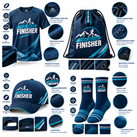 Ensemble cadeau personnalisé pour événements d'entreprise, kit de marchandises sportives promotionnelles pour les activités de team building d'entreprise, ODM OEM