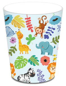 Huancai fournitures de fête animaux sauvages <span class=keywords><strong>jungle</strong></span> safari assiettes en <span class=keywords><strong>papier</strong></span> tasses serviettes jetables ensemble de vaisselle pour enfants décor d'anniversaire - Product Image 5
