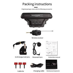 Wholesale Acoustic <b>Guitar</b> Pickup Resonance Pickups Preamp System Acoustic <b>guitar</b> pickup Musical instrument accessories - Product Image 6