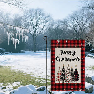 ธงสวนโพลีเอสเตอร์กันน้ำขนาดใดก็ได้ 12x18 นิ้ว <span class=keywords><strong>ราคา</strong></span><span class=keywords><strong>ถูก</strong></span> ออกแบบเองได้ พิมพ์ดิจิทัล สำหรับตกแต่งบ้าน วันหยุดฤดูหนาว ใช้ภายนอกอาคาร - Product Image 6