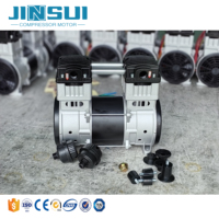 Portable silencieux 1HP 2HP 750W 1500W 1800W 2200W sans huile compresseur d'air pompe compresseur tête moteur