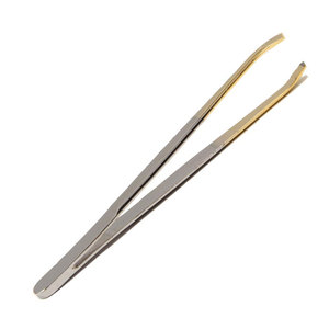 Pinzas para Cejas Reutilizables de Alta Calidad, Instrumentos de Belleza de Acero Inoxidable, Punta Inclinada, Diseño Ligero - Product Image 1