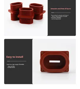 TG1-10Q/110*180แรงดันสูงผนังผ่านบูช<span class=keywords><strong>12Kv</strong></span> ปลอกหุ้มฉนวนกันความร้อน100*100อีพ็อกซี่อุปกรณ์กระจายพลังงาน - Product Image 4