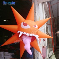 Ballon gonflable personnalisé en forme d'étoile avec impression numérique pour événements et défilés en plein air