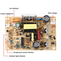 Modul Catu Daya Switching AC 220V ke DC 12V, Papan Catu Daya Chip Pendingin Semikonduktor Dispenser Air, Suku Cadang Pengganti