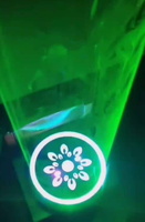 Base de lampe laser LED ronde à télécommande 12 pouces narguilé shisha lumière LED tasse plate bouteille base LED