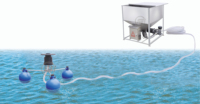 Distributeur automatique de nourriture pour poissons d'étang avec écran LED numérique 1,5 kW et 5,5 kW, avec télécommande, composant moteur principal