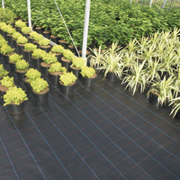 Rouleau de tissu paysager en polypropylène non tissé 110 g/m² 120 g/m² 2,8 oz, tissu anti-mauvaises herbes en PP avec service de découpe