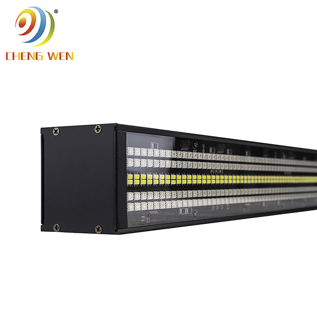 Full Color 1296 Pixels 5050 LED Pixel Light Bar With Strobe Effect DMX512 Control for Stage Wall Wash Background