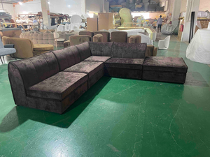 Muebles de Lujo para el Hogar, Muebles de Sala de Estar, Sofá de Estilo Vintage, Juego de Sofás Modulares para Sala de Estar, Sofá Seccional De Sede Pagoda Ds-19 - Product Image 2