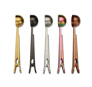 DFC0330 Pince à café et à thé, pince à sachet, cuillère doseuse en acier inoxydable 304 de qualité alimentaire pour café moulu - Product Image 2