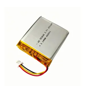 Wiederauf ladbarer Lithium-Ionen-Polymer-Lipo 3,7 V 850mAh Li-Ionen-Polymer-Akku für GPS-Tracking