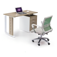 Bureau personnalisé en forme de L au design moderne poste de travail à usage commercial table de travail en mélamine mobilier réglable pour bureau