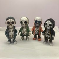 Ornements de poupées squelettes créatifs, uniques et personnalisés, pour maison hantée simple, en résine durable, pour statue ou décoration.