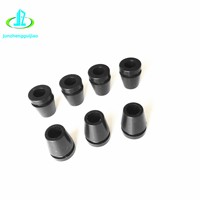 Manchon de protection étanche en silicone noir 5 mm JC-025 pour faisceau de câbles, en forme de tour ou en forme de I