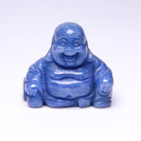 Petite statue de Bouddha assis en jade soyeux doré, sculptée dans la pierre, 30*30mm, pour la décoration de la maison