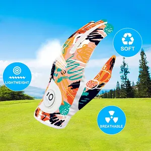 Hot Bán Hàng Biểu Tượng Tùy Chỉnh Găng Tay Golf Phụ Nữ Trái Tay Phải Da Với Bóng Đánh Dấu Tất Cả Các Thời Tiết Bền Grip Với Giá Tốt Nhất