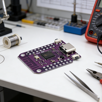Placa de Desarrollo Linux S2 Mini V1.0.0 ESP32-S2, 4MB de Memoria Flash, 27 Pines de E/S Digitales, Velocidad de Reloj de 240MHz, Kit de Módulo WiFi